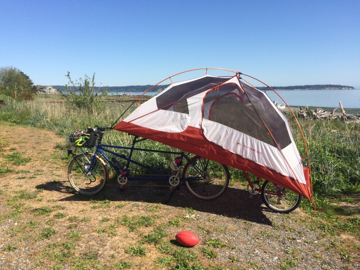 This is not bike camping